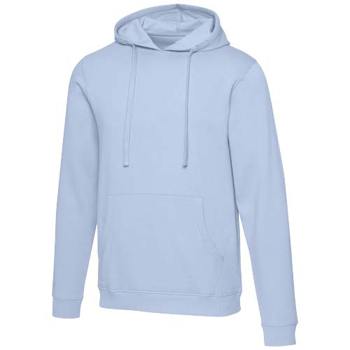 Sweat à capuche publicitaire unisexe coton bio 280g/m² Spinel Bleu brume
